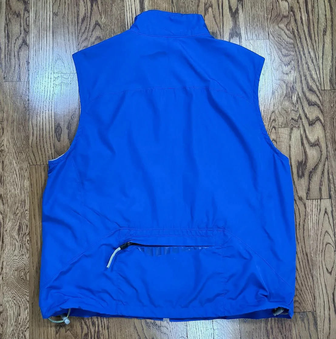 Vintage Gap Blue Technical Vest (Size M) — RootsBK